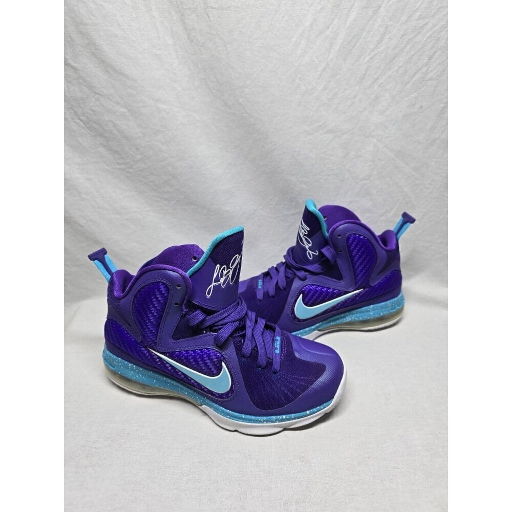 Nike LeBron 9 Summit Lake Hornets Youth Sneakers Size 6Y/Women’s 7.5 472664-500